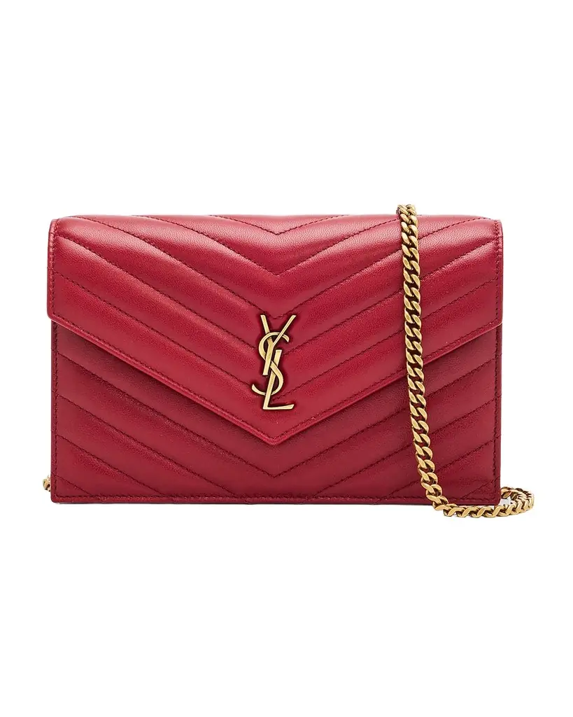 Saint Laurent Cassandre YSL Quilted Leather Crossbody