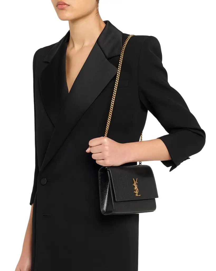 Saint Laurent Kate YSL Medium Leather Crossbody Bag