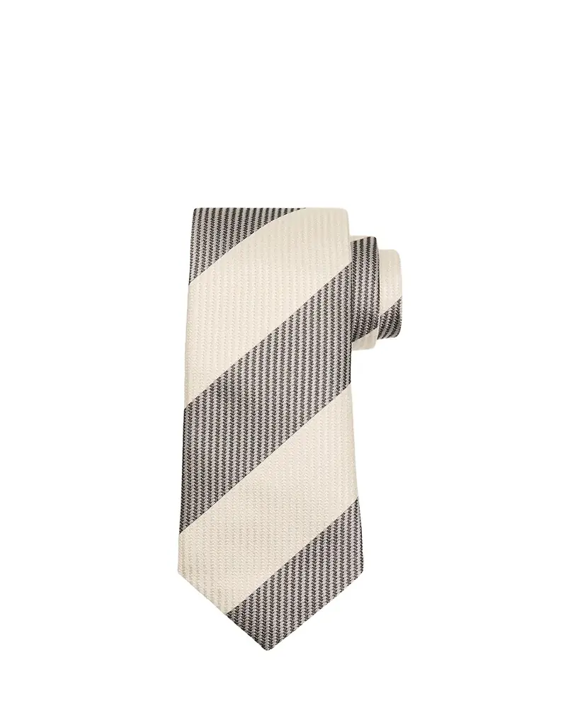 Brunello Cucinelli Men's Diagonal Stripe Silk Tie