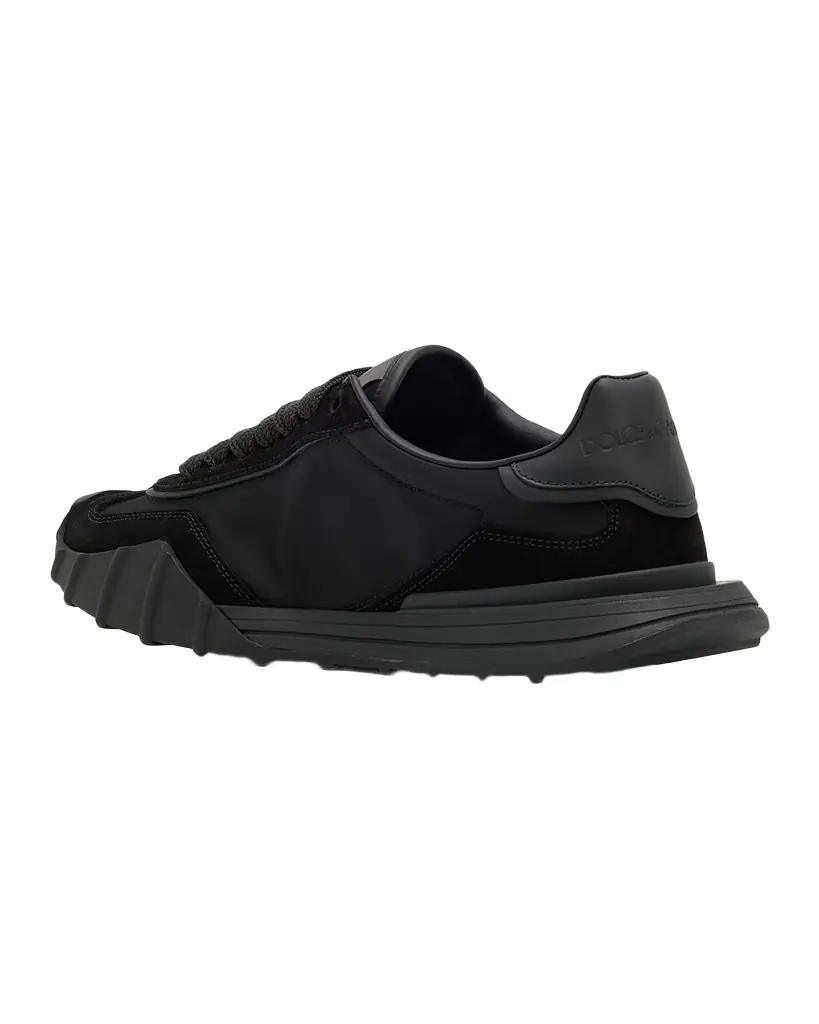 Dolce & Gabbana Men 's DG Nylon & Leather Low-Top Athletic Sneakers