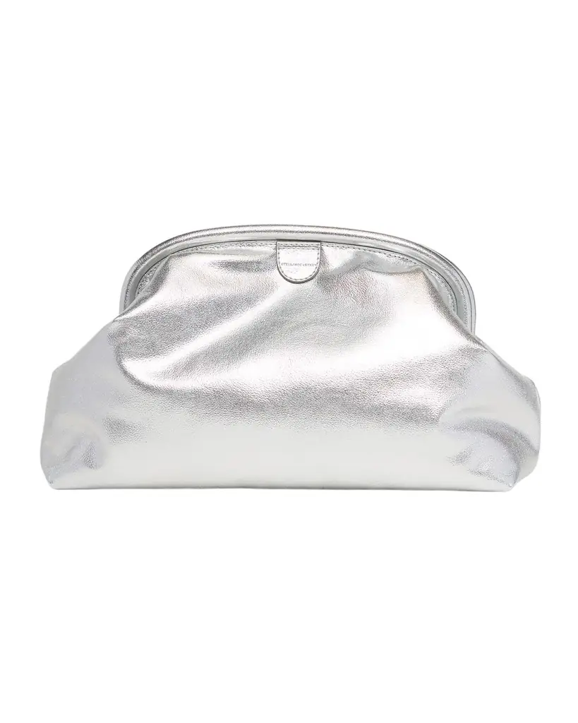 Stella McCartney Falabella Metallic Soft Clutch Bag