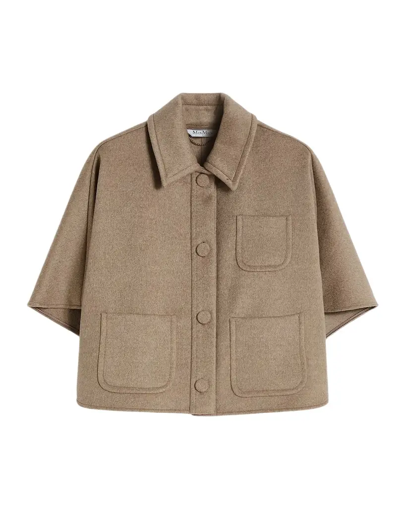 Max Mara Short Cashmere Cape