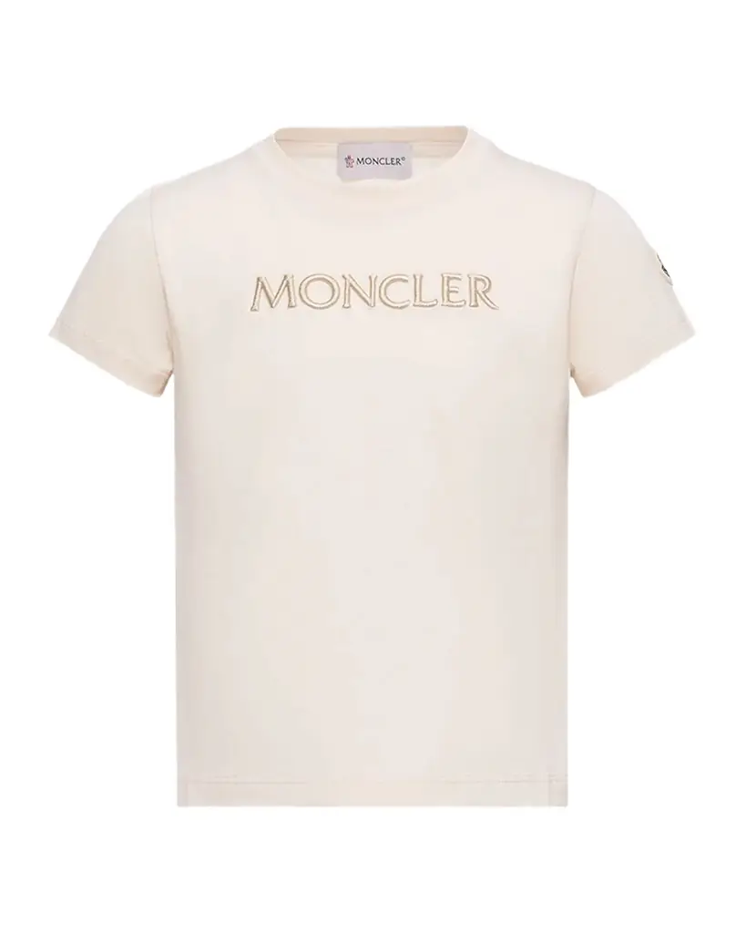 Moncler Girl 's Embroidered Logo Cotton T-Shirt, Size -10