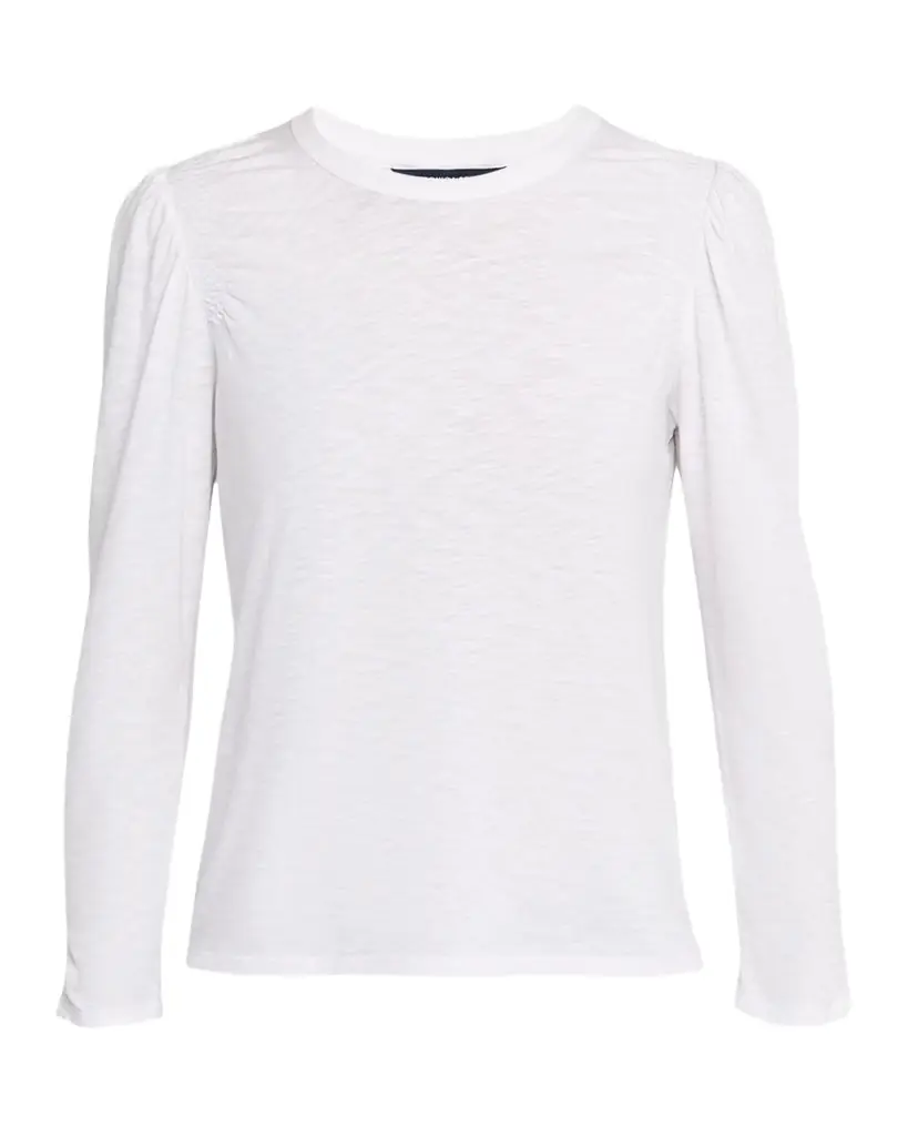 Veronica Beard Bouvet Puff-Sleeve Tee