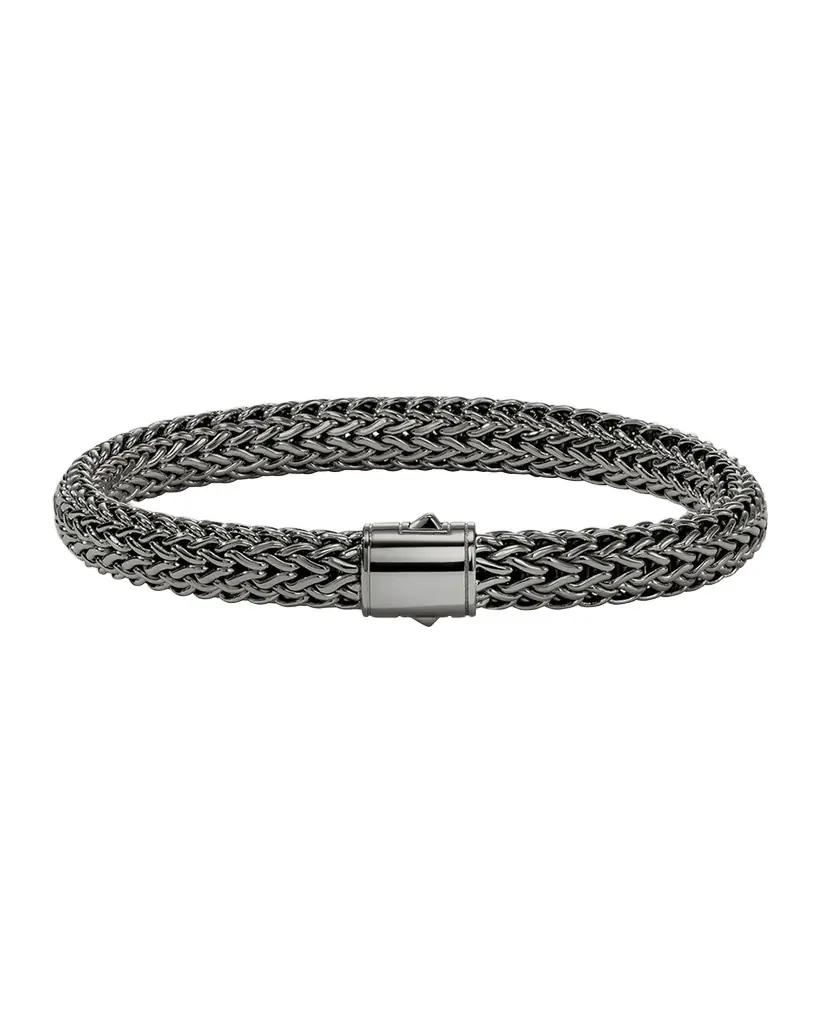 John Hardy Men 's Dark Sterling Silver Icon Bracelet