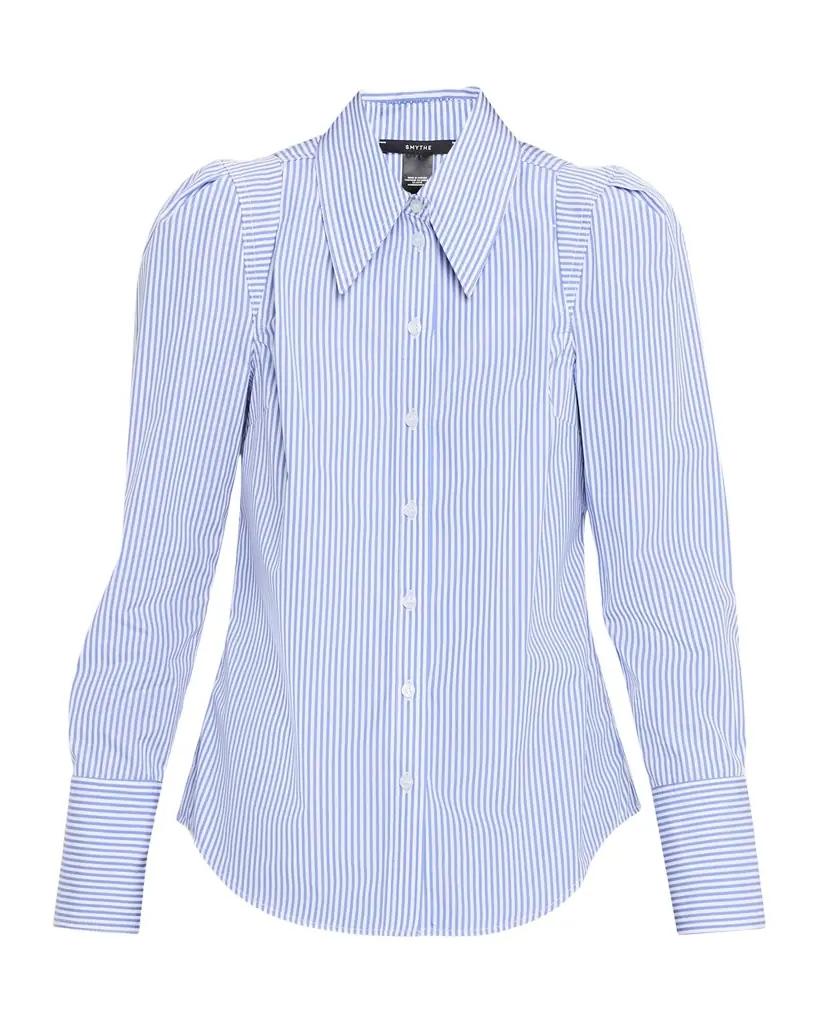 Smythe Striped Box Pleat Shirt