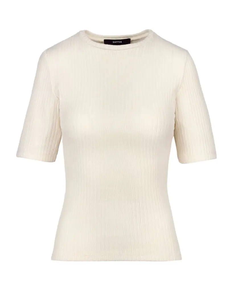 Smythe Elbow-Sleeve Knit Top