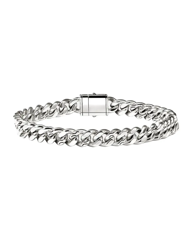 John Hardy Men 's Sterling Silver Curb Chain Bracelet, 7mm