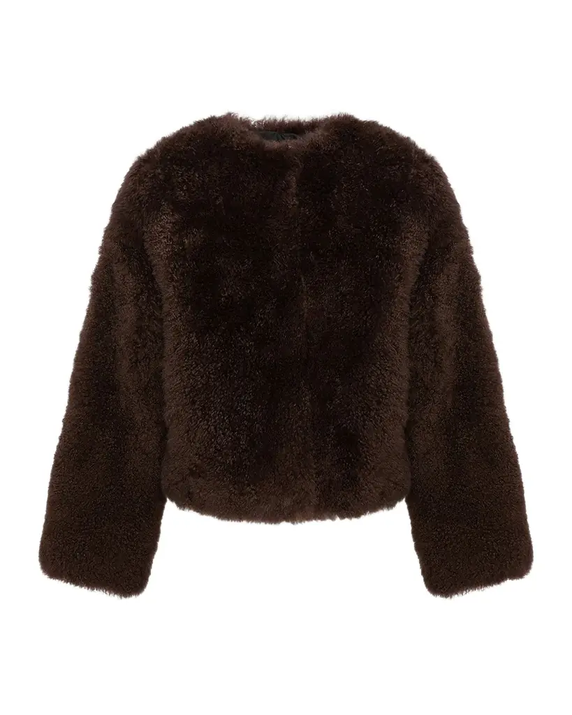 Yves Salomon Long-Haired Shearling Jacket