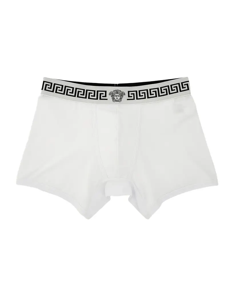Versace Men 's Medusa La Greca Boxer Briefs