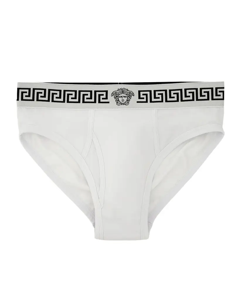 Versace Men 's Medusa La Greca Briefs