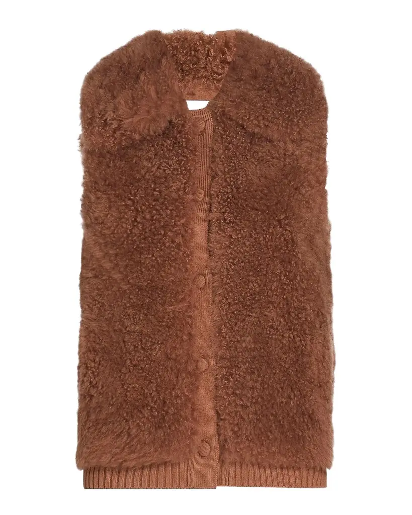 Yves Salomon Long-Haired Shearling Vest