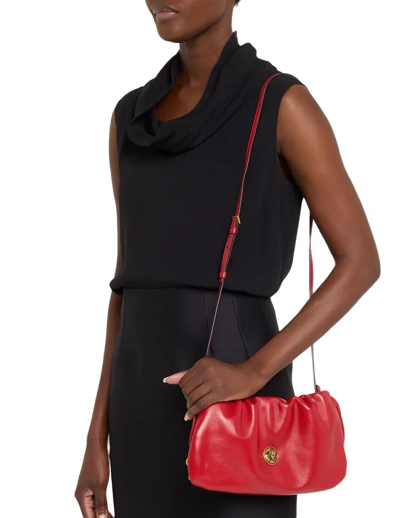 Versace Medusa Lambskin Leather Clutch Bag