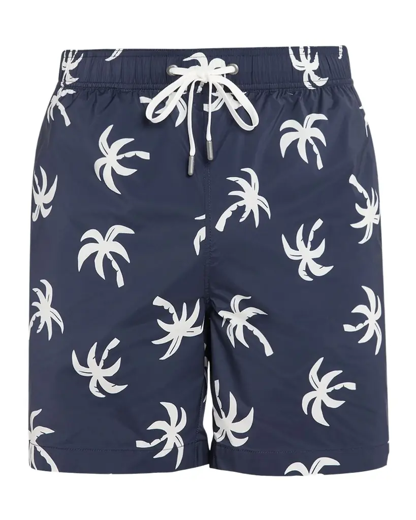 Onia Men 's Charles 7" Inseam Palms Swim Trunks