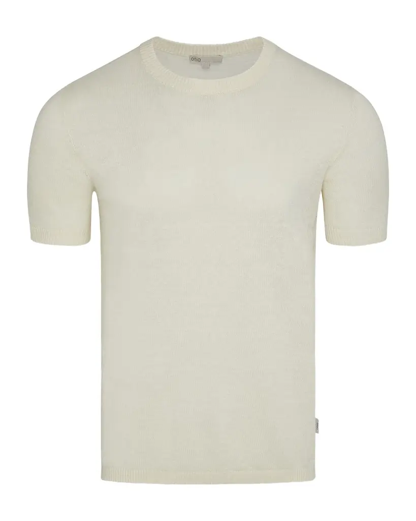 Onia Men 's Linen Jersey Knit Short-Sleeve Shirt