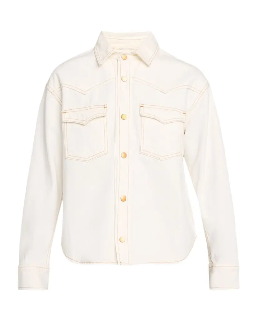 SLVRLAKE Cassidy Western Denim Shirt