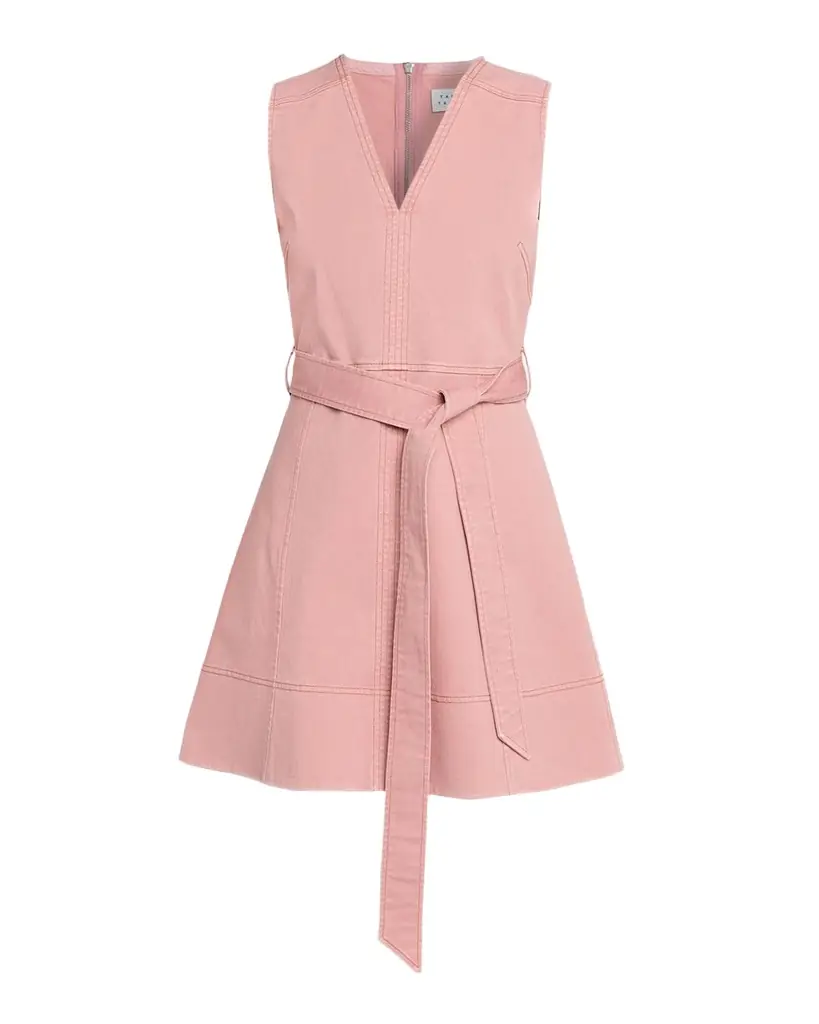Tanya Taylor Reina Denim Mini Dress
