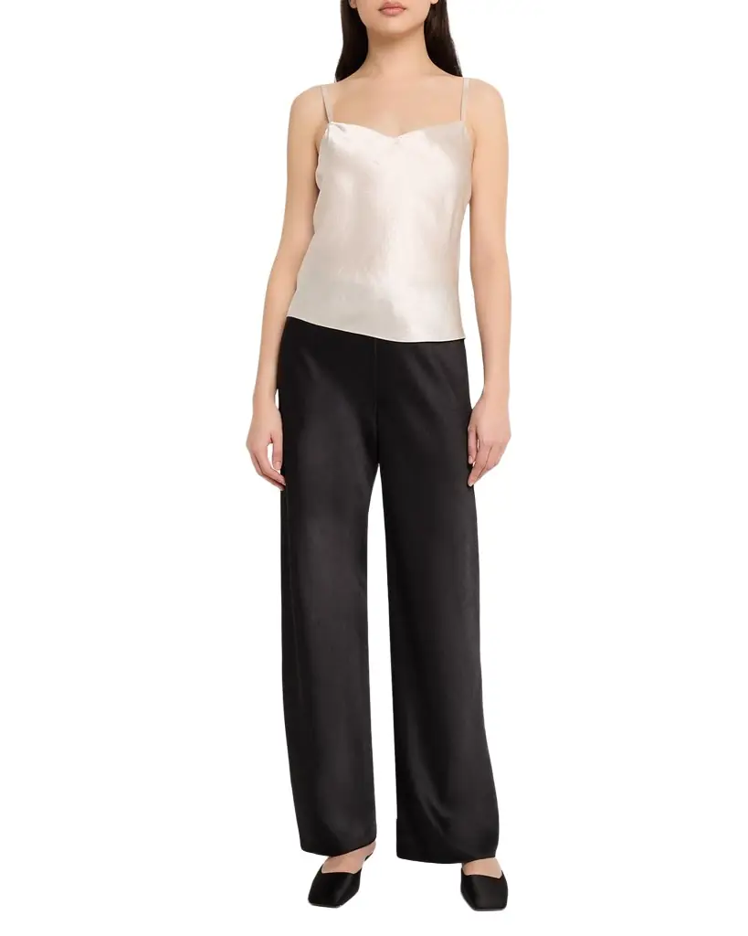 Vince Satin V-Neck Cami