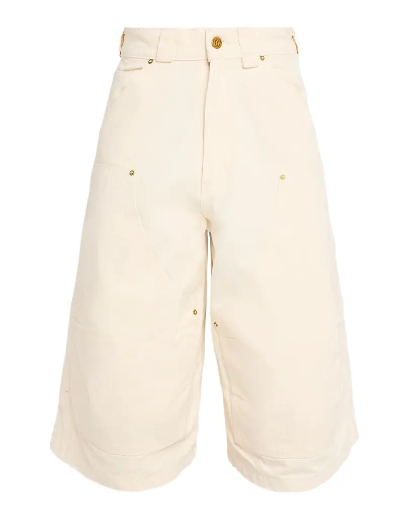 Willy Chavarria Men 's Stockton Double-Knee Oversized Shorts
