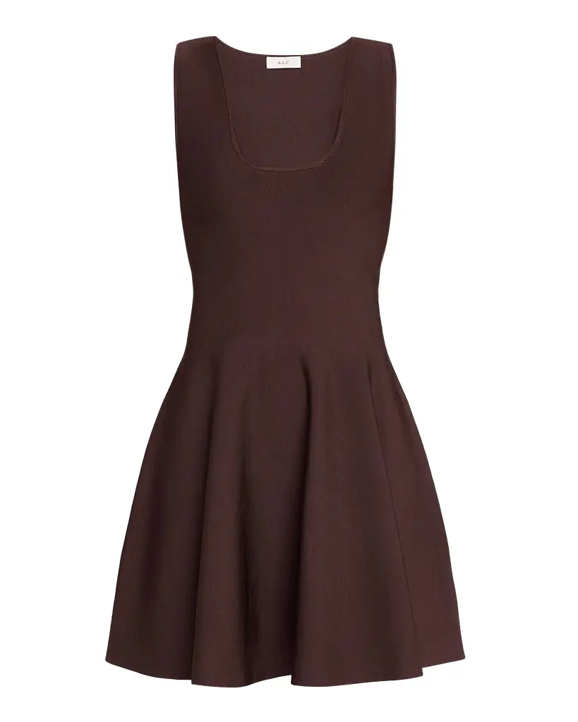 A.L.C. Sera Knit Fit-&-Flare Mini Dress