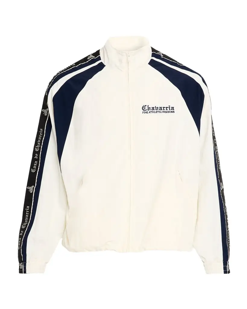 Willy Chavarria Men 's Casa De Chavarria Tape Track Jacket