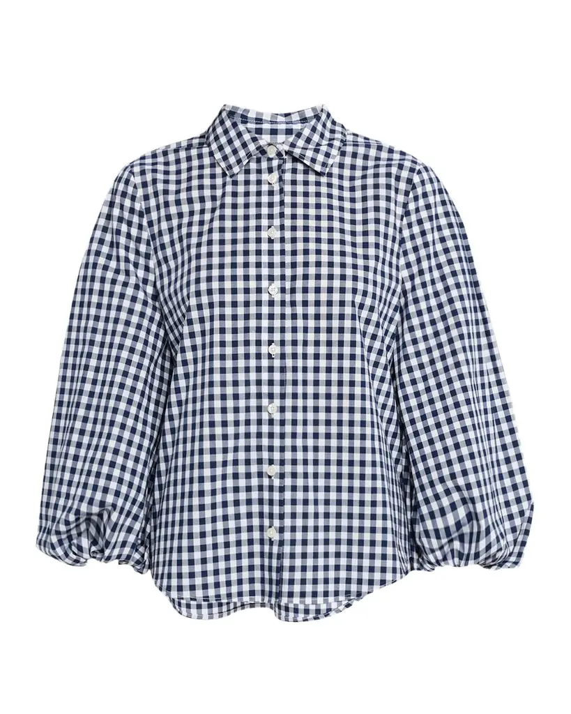Tanya Taylor Marina Voluminous Button-Front Shirt