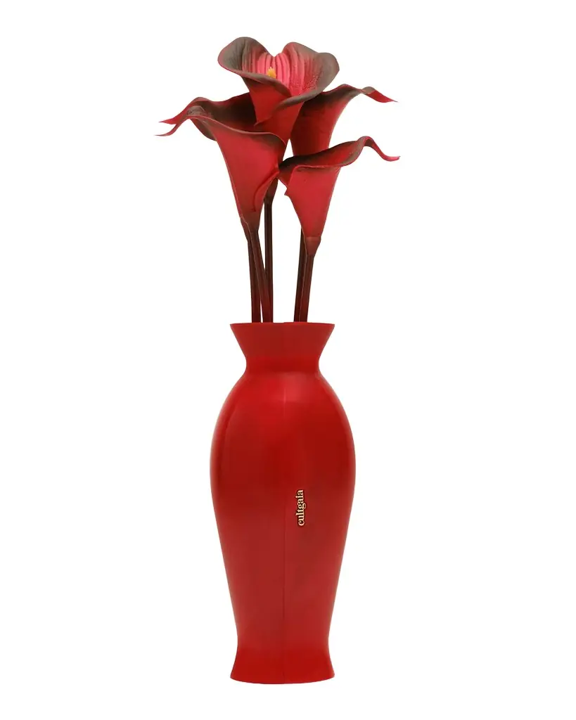 Cult Gaia Florence Acrylic Calla Lily Vase Clutch Bag