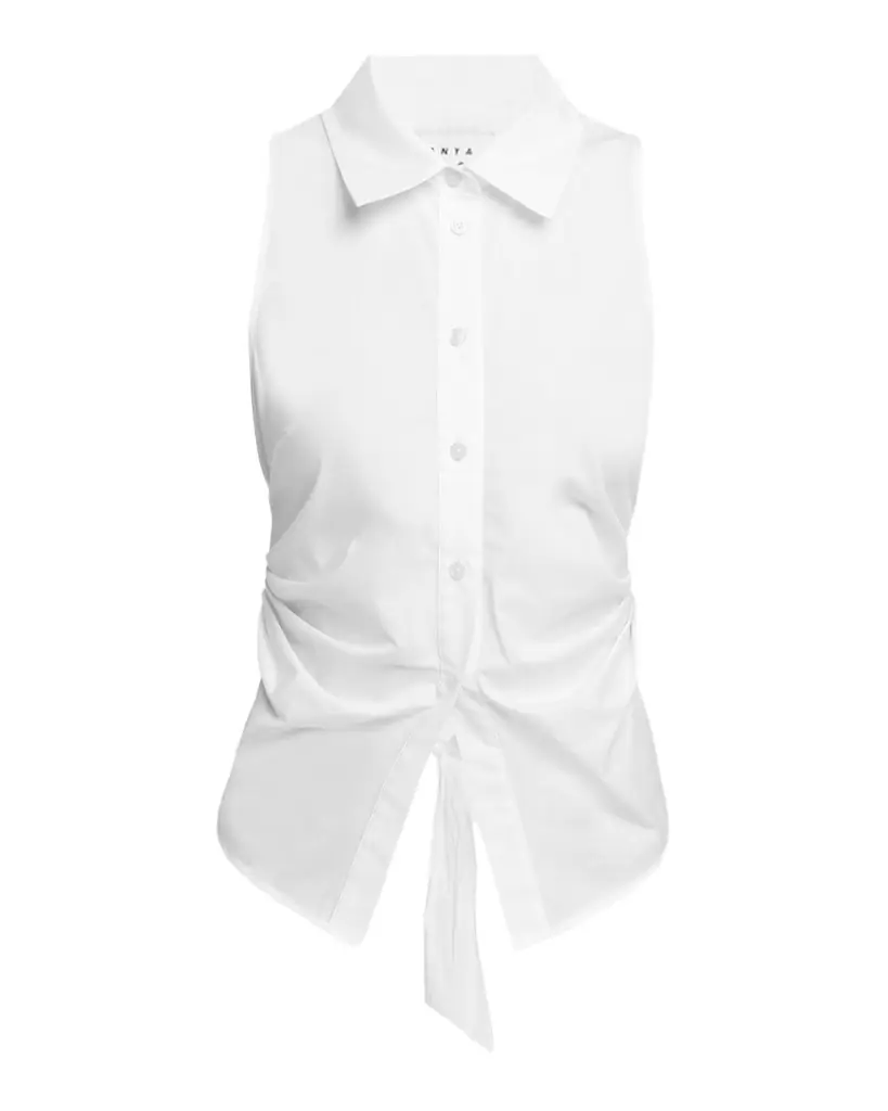 Tanya Taylor Hannah Tie-Back Top