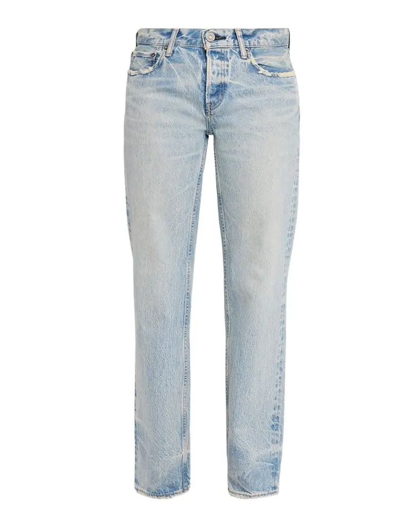 MOUSSY VINTAGE Wildwood Low-Rise Straight Jeans