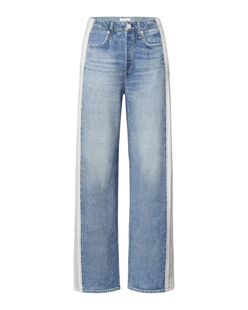 Rag & Bone rb Miramar Terry Wide-Leg Track Jeans