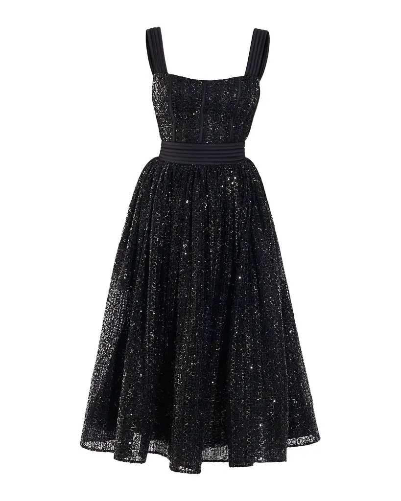 ZHIVAGO Charlotte Sequined Midi Dress