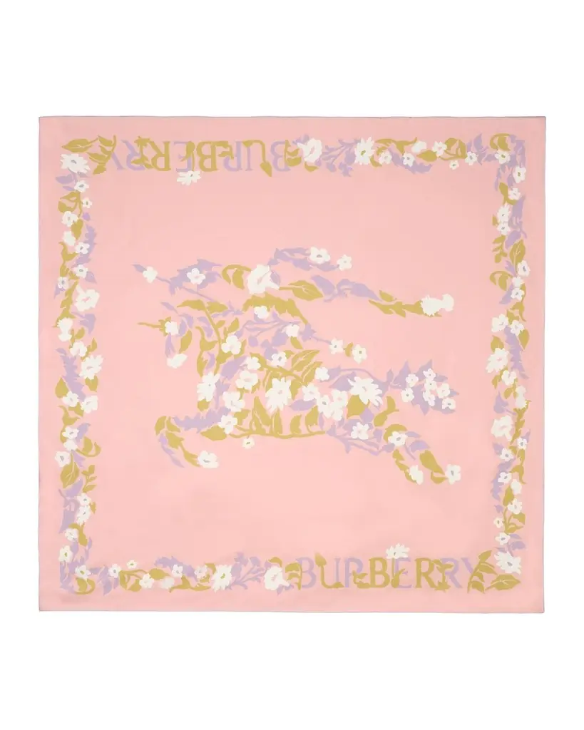 Burberry Floral EKD Silk Scarf