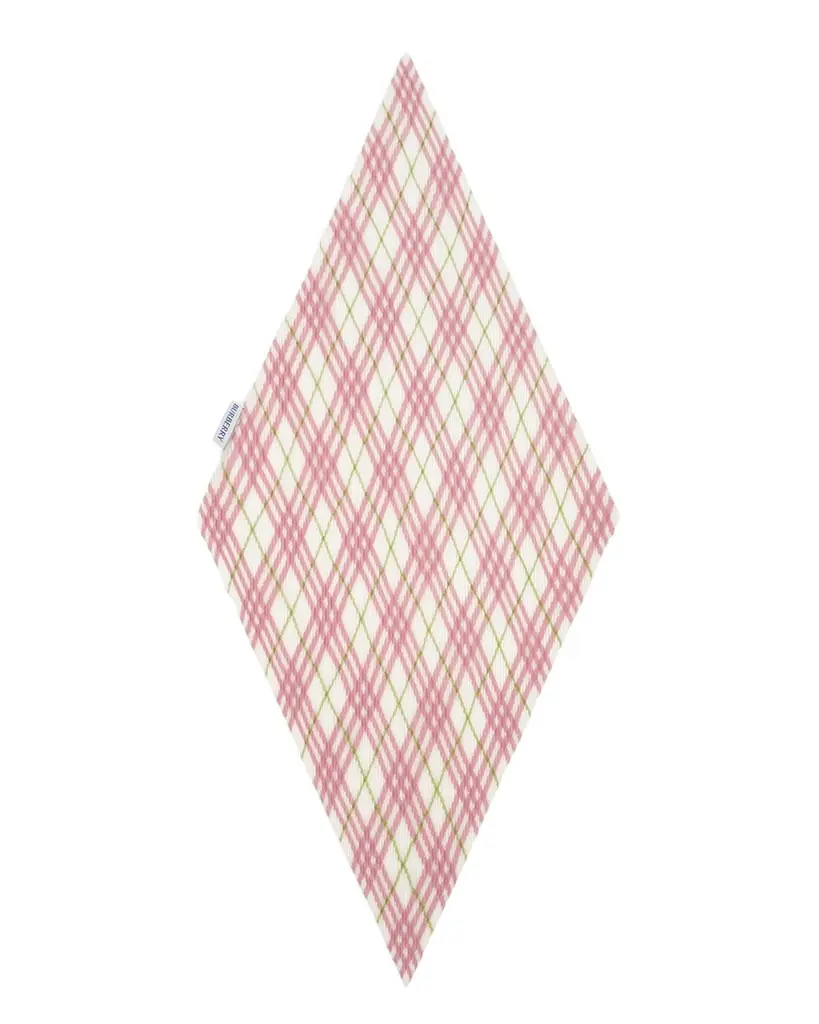 Burberry Sheer Silk Chiffon Check Scarf