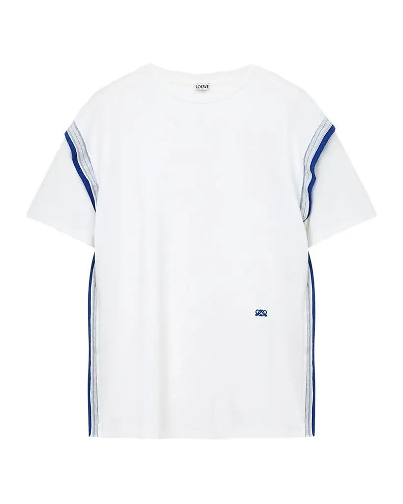 Loewe Layered Stripe Short-Sleeve T-Shirt