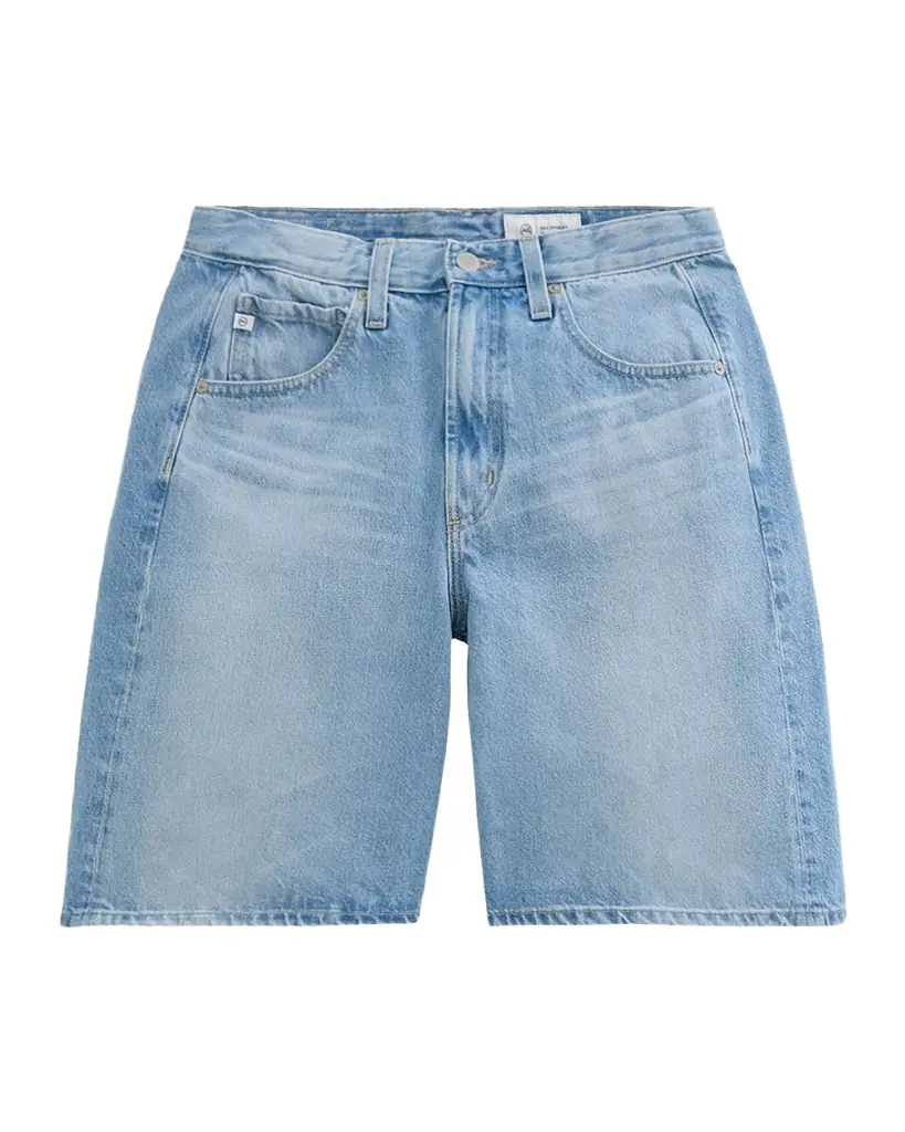 AG Jeans Hattie Wide-Leg Rigid Denim Shorts