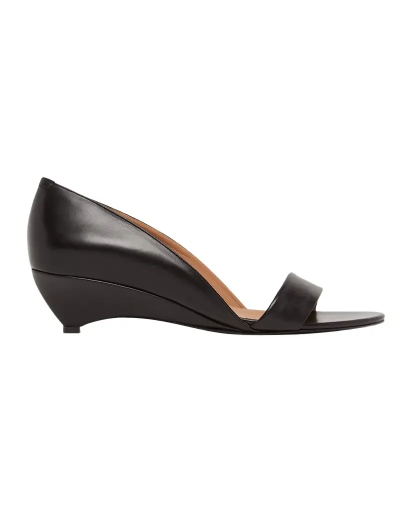 Jil Sander 35mm Leather Wedge Sandals