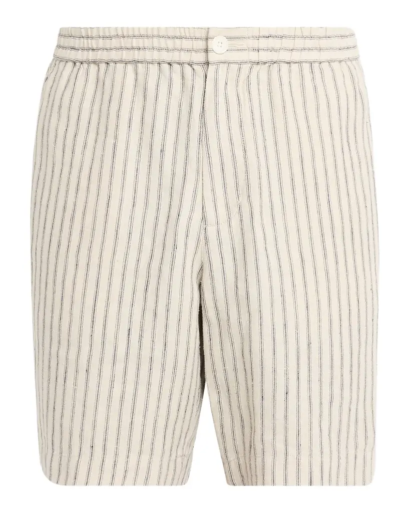 Vince Men 's Ballstone Stripe Hemp Shorts
