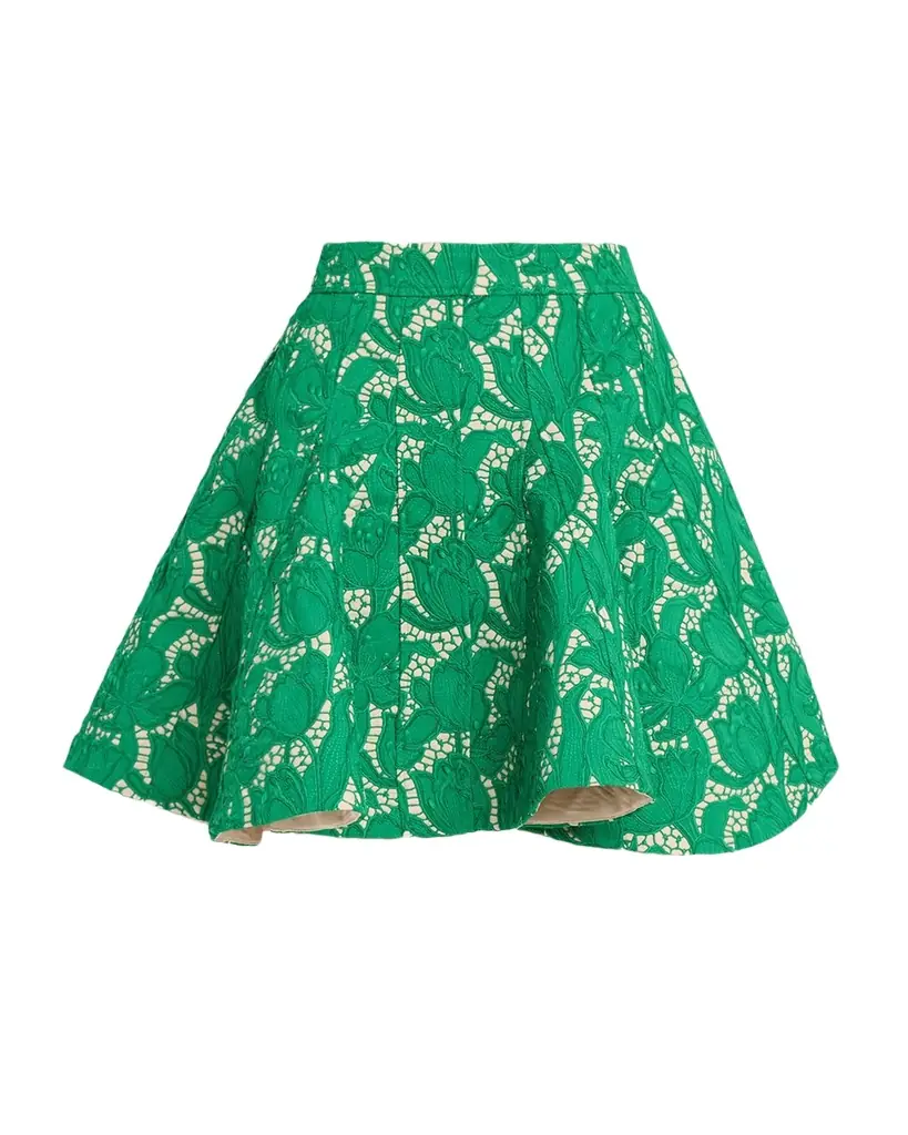 AKNVAS Kalle Guipure Lace Circle Skirt