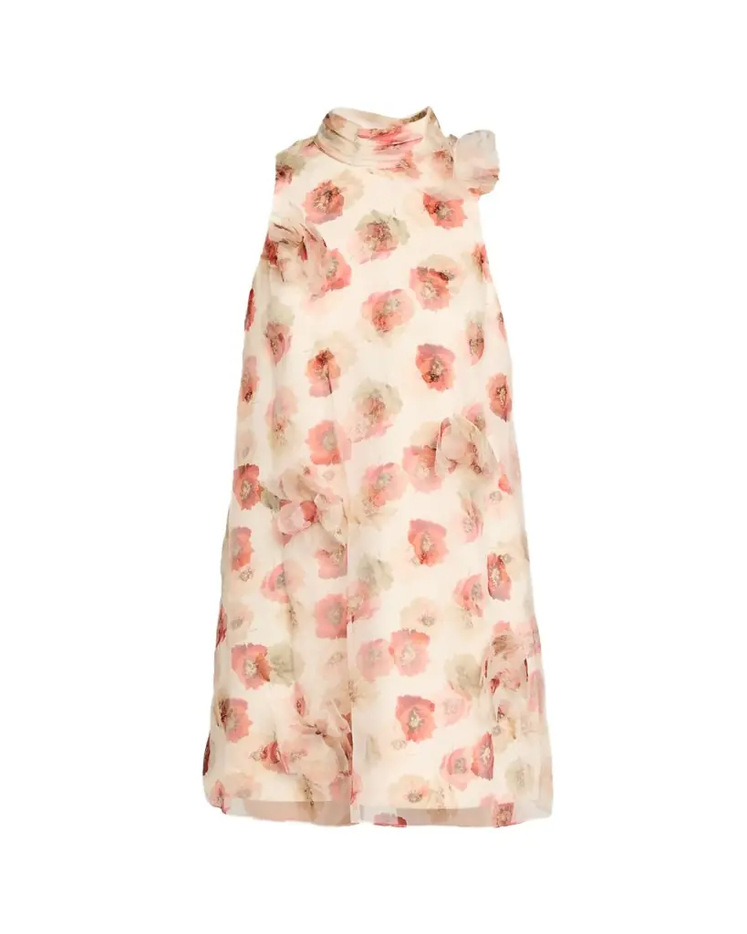 Cinq a Sept Sleeveless Floating Poplin Mini Dress