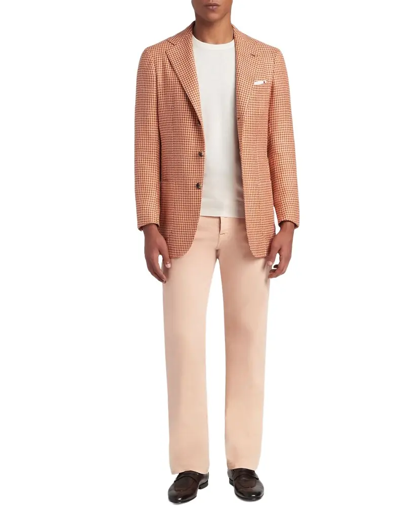 Kiton Men 's Cashmere, Wool and Silk Woven Sport Coat