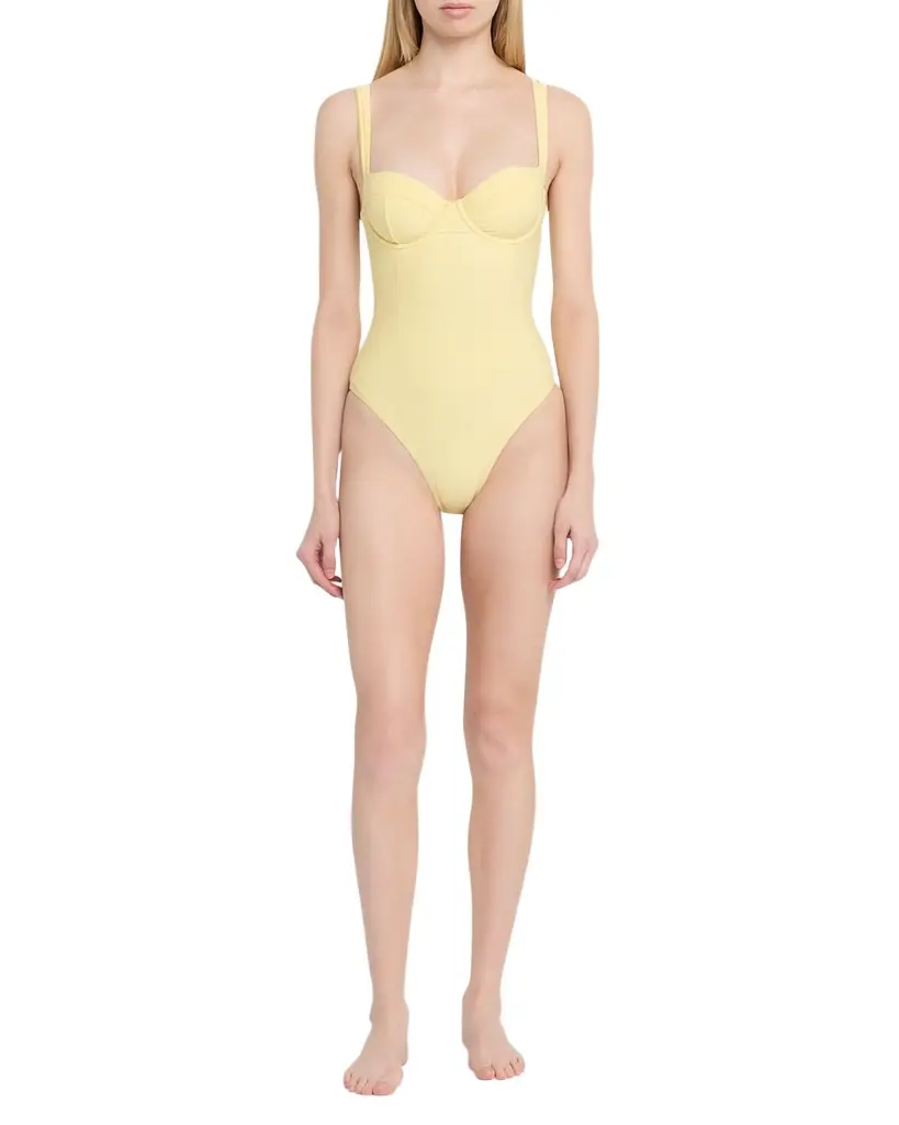 SIMKHAI Kyle Bustier One-Piece Swimsuit
