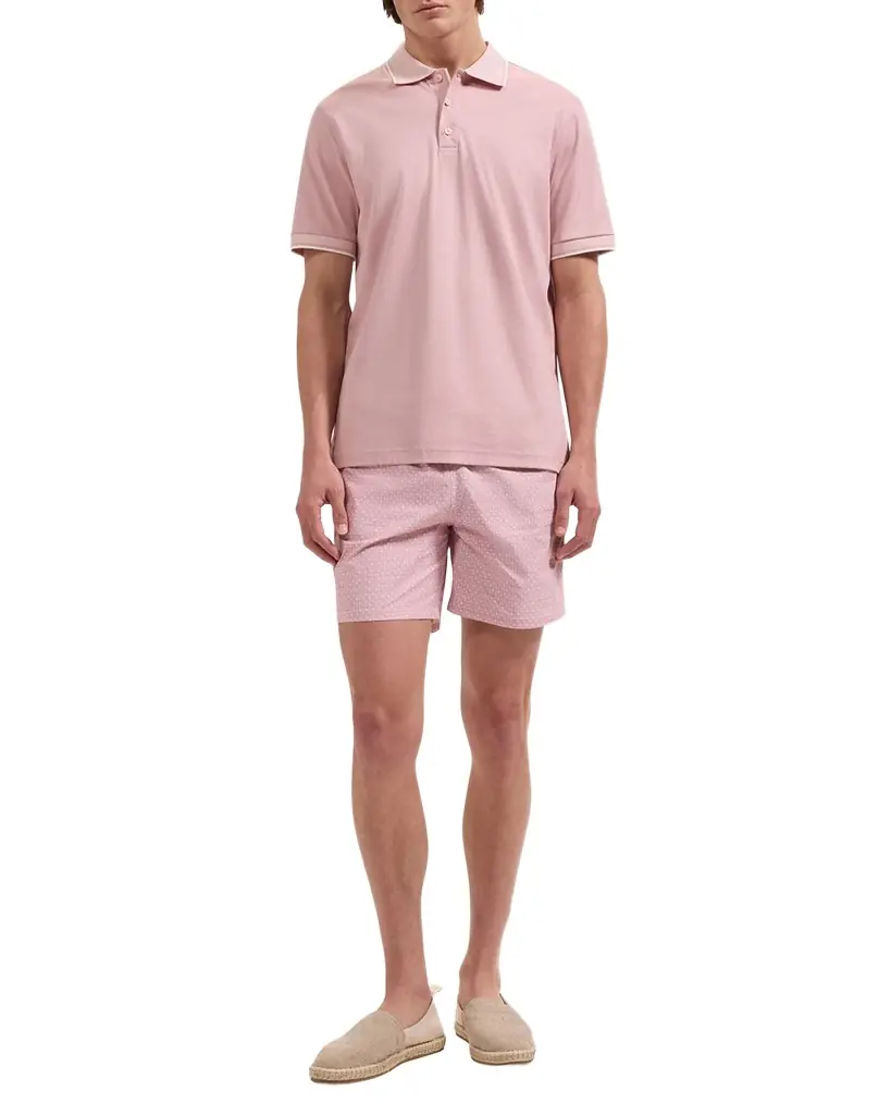 Bugatchi Men 's Pima Cotton Short-Sleeve Polo Shirt