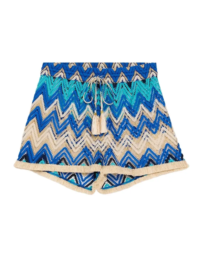 Ramy Brook Chevron Duke Shorts