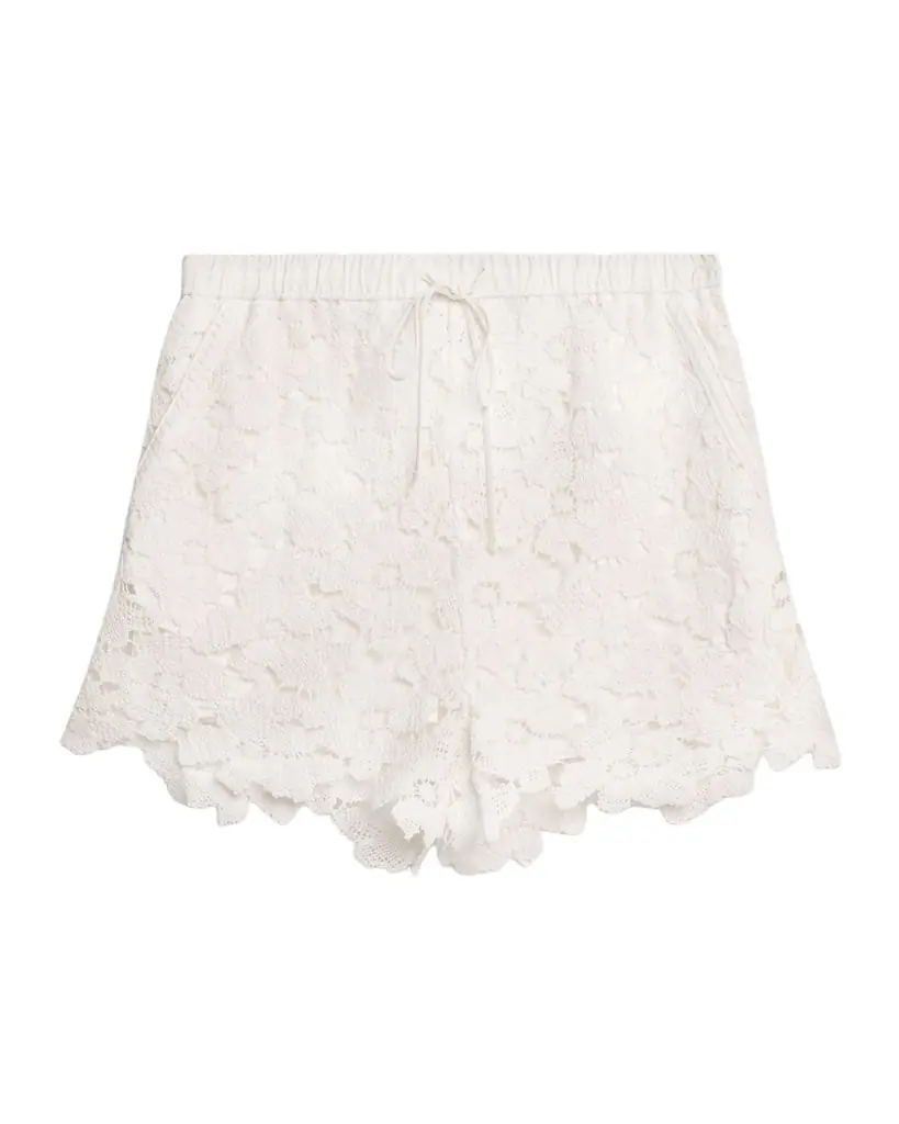 SIMKHAI Holly Lace Shorts