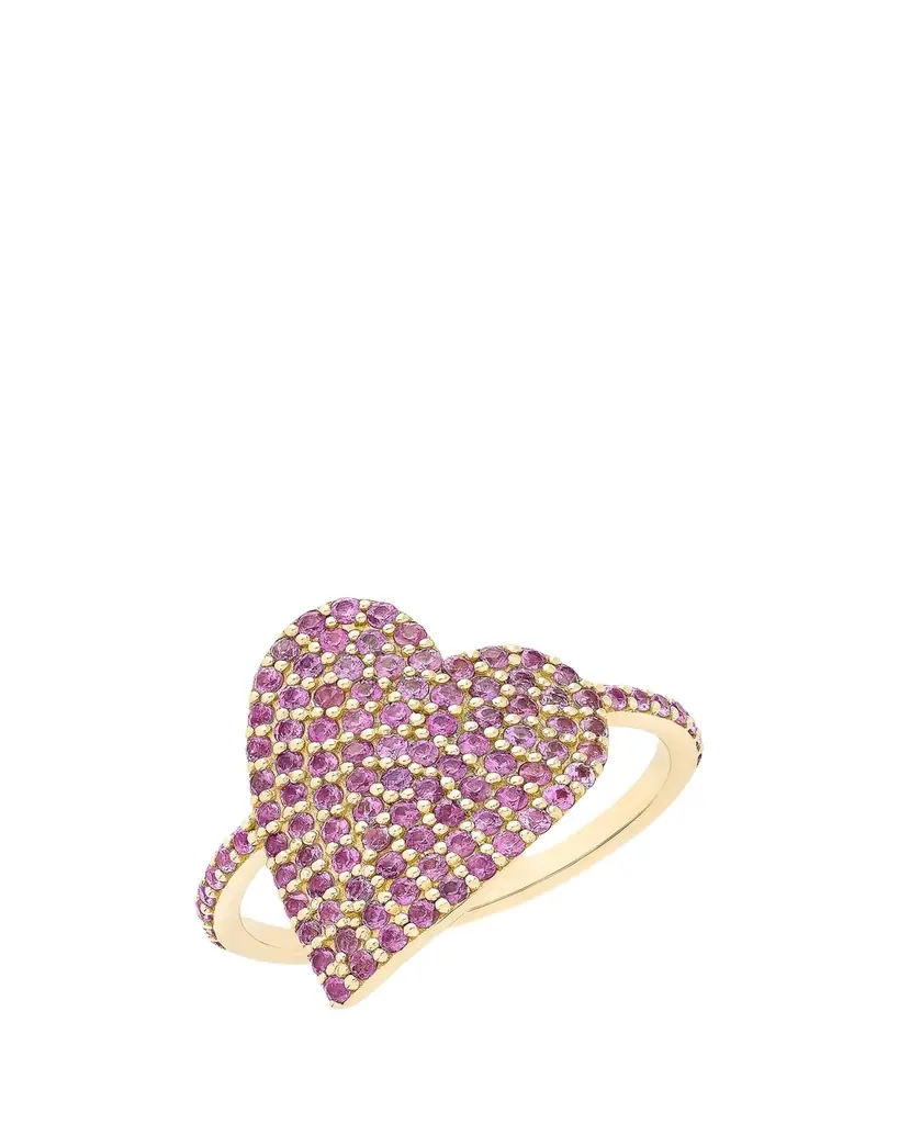 Lana Wrapped Heart Pink Sapphire Ring