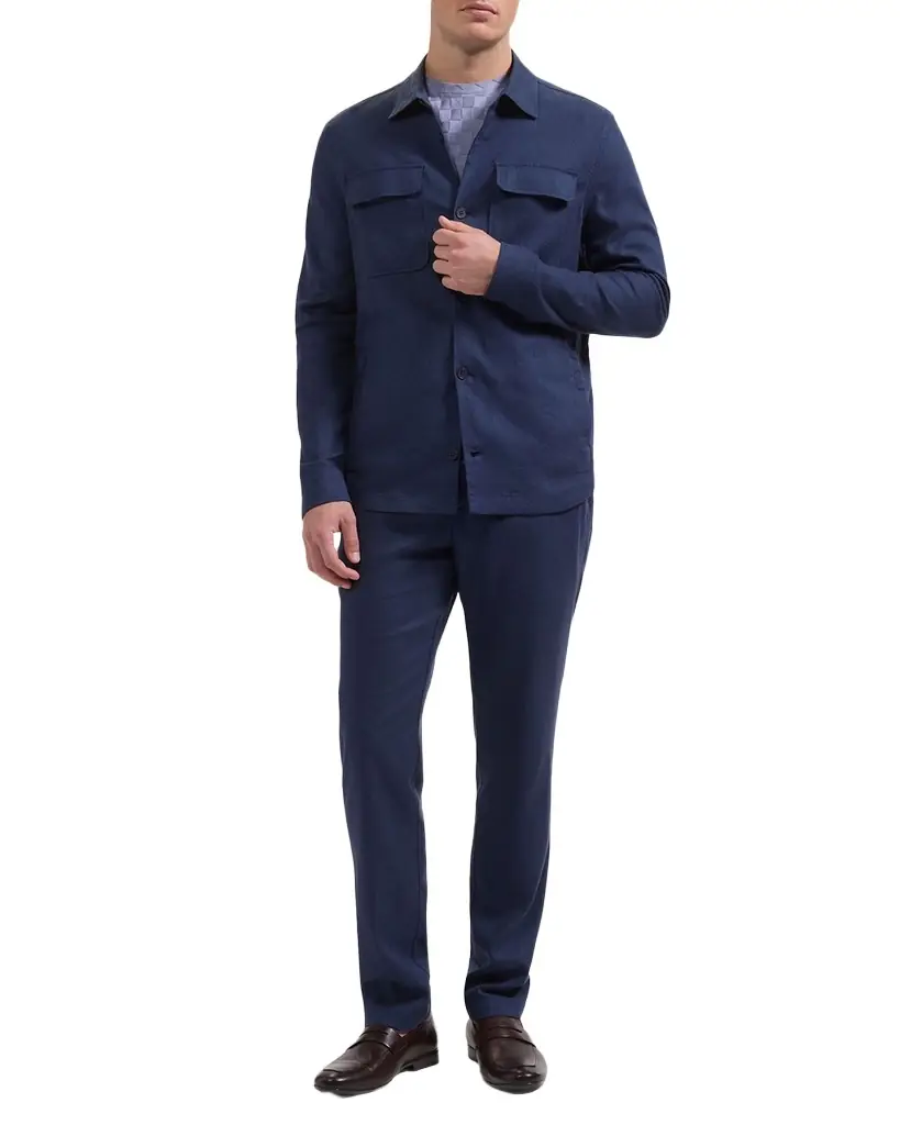 Bugatchi Men 's Aerolinen Button-Front Shirt