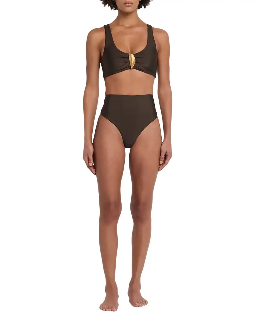 SIMKHAI The Gracie Shell Bikini Bottoms