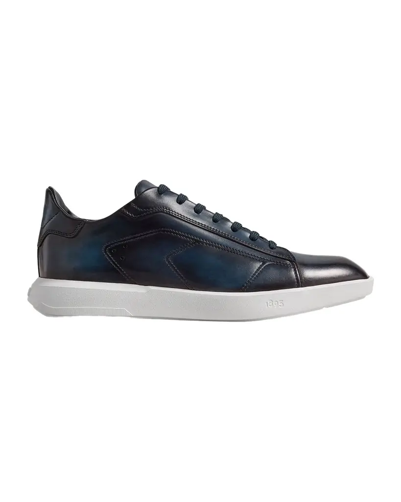 Berluti Men 's Stellar Leather Low-Top Sneakers