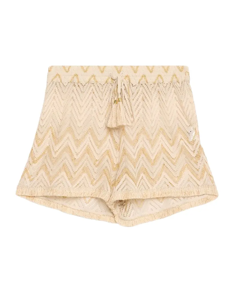 Ramy Brook Chevron Duke Coverup Shorts