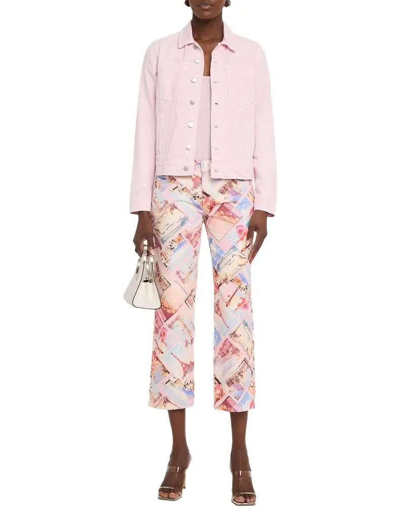 L 'Agence Celina Slim Femme Denim Jacket